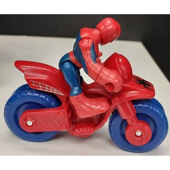 Playskool Marvel Heroes Adventures Set of 3- Captain America, Spiderman & Hulk - Picture 3 of 12